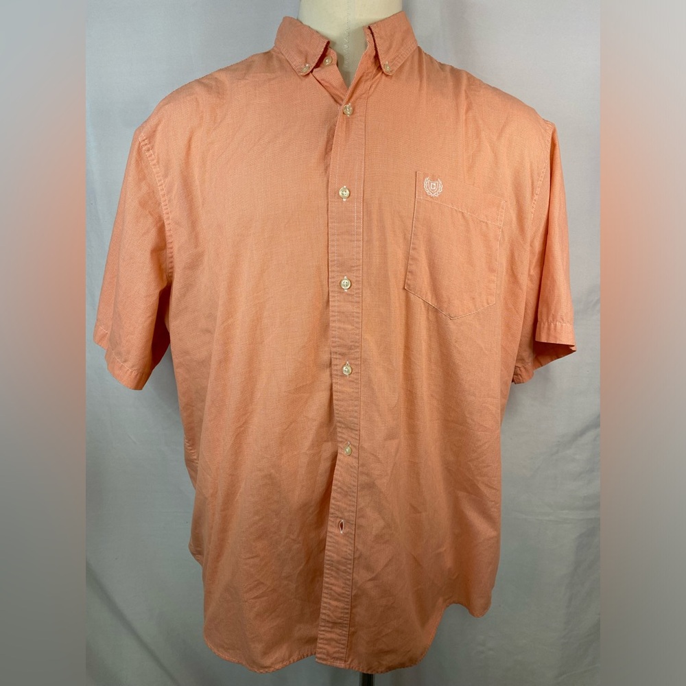 Chaps Short Sleeve Button Up Shirt Men’s 3XB